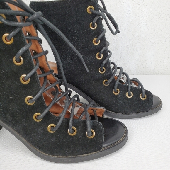 Jeffrey Campbell X Free People Suede Heel Booties - Picture 3 of 12